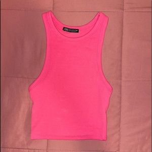Zara ribbed crop top